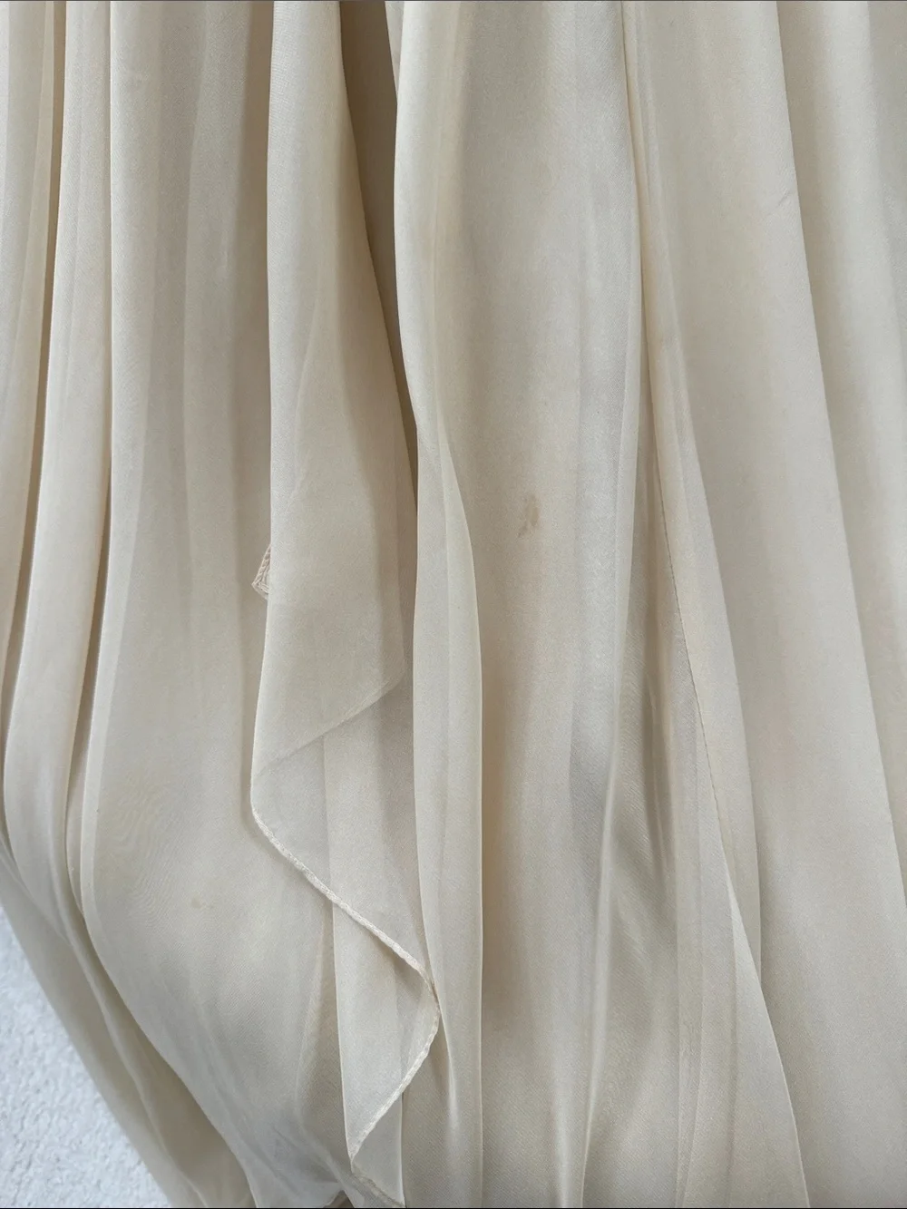 Jovani Strapless Beaded Gold and Champagne Evening Dress - Picture 6 of 7